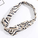 Stylish Zebra Stripes Bow Headwrap