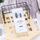 TYPE-C denim woven data cable (blue)