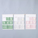 Fresh-Look Daisy Organiser with 7 Pockets and 2 Clips