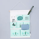 Fresh Cactus Over the Door Hanging Organizer with 7 Pockets