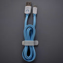 Fashionable Android Flat Data Line （Blue）