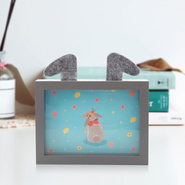 7-Inch Bunny Ears Picture Frame