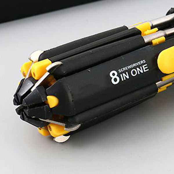 8-in-1 Screwdriver with Light Set