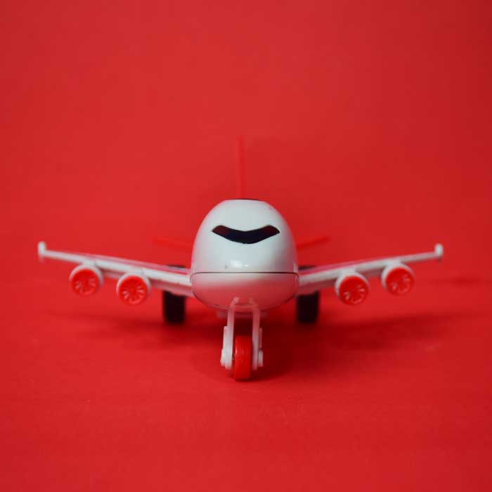 Indus Bay Plastic Pull Back Aeroplane  
