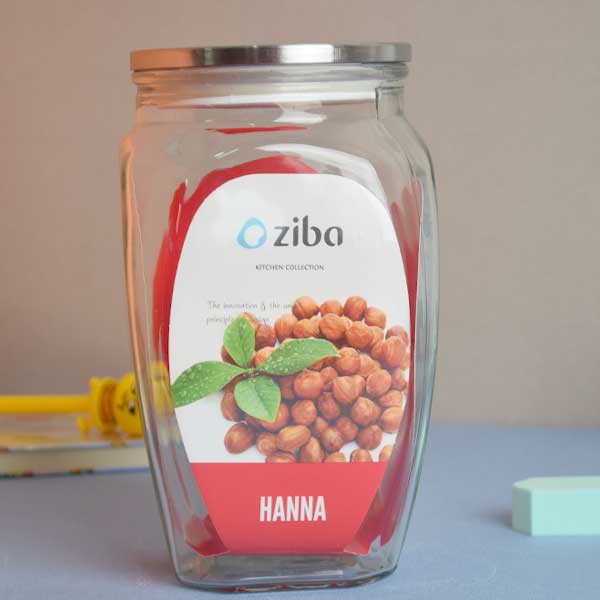 glass honey jar