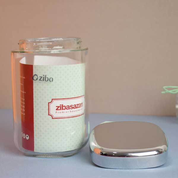 Premium Regular Mouth Mason Jar  Crystal Clear Glass, Airtight Stainless Steel Lid
