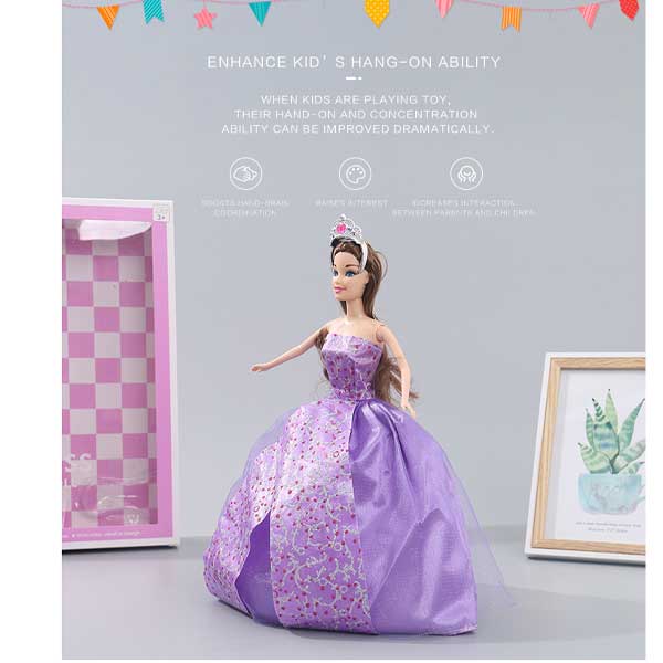 Princess in Dress Doll (JJ8594-1)