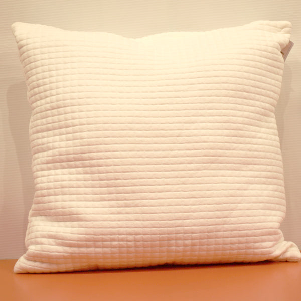 Cotton Fleece Geometric Check Design Sofa Cushion