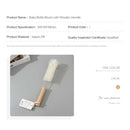 Baby Bottle Brush with Wooden Handle
