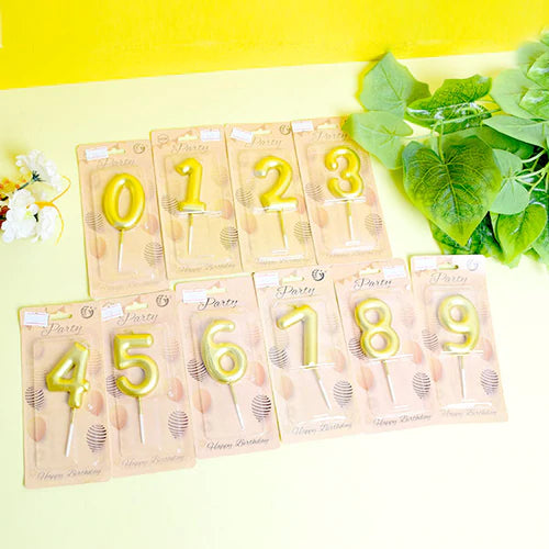 Birthday Colorful Number Candle