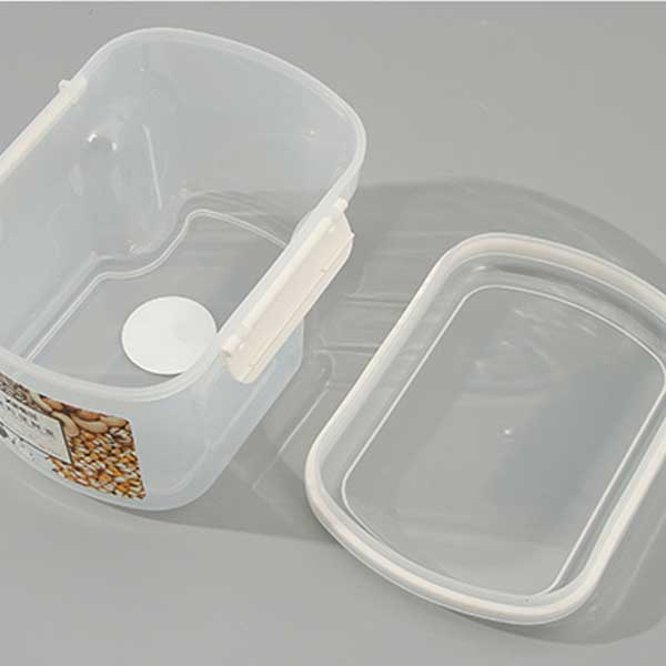 Plastic Containers For Food Pantry Kitchen Organizers Airtight Plastic Cereal Container Box (1.5L/50.7oz)