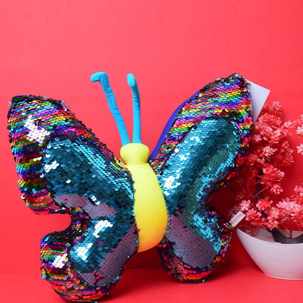 Soft toy butterfly