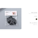 Black Pattern PU Leather Pet Harness