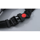 Black Pattern PU Leather Pet Harness