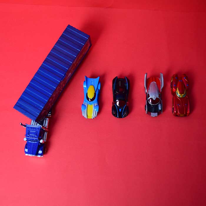 Alloy Metal Diecast Avengers Cars Model Series | Cars Transporter Playset