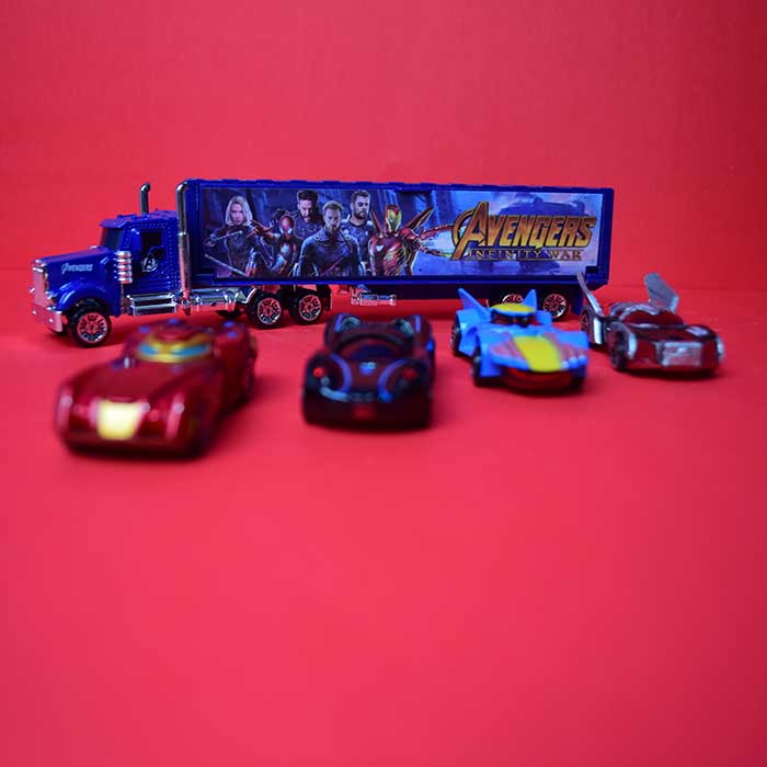 Alloy Metal Diecast Avengers Cars Model Series | Cars Transporter Playset
