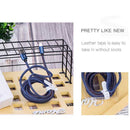 Type-C denim woven data cable 2M (blue)