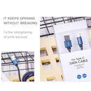 TYPE-C denim woven data cable (blue)