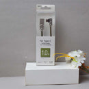 Type-C elbow zinc alloy data line - military green