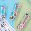 Upgraded version 1M high quality 2.4a micro data cable (golden)