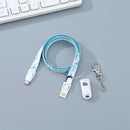Chargeline lanyard - Type-C (Forest deer)