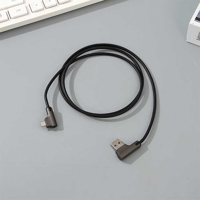 L-type game data line micro-usb (black) With High Quality Material