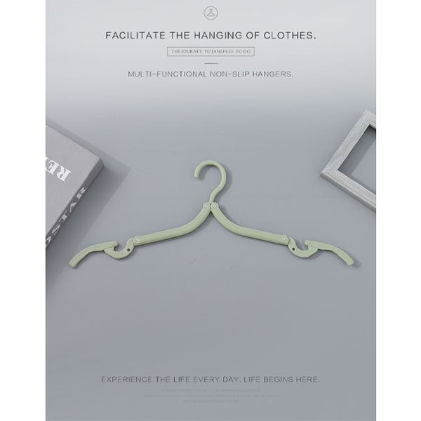 Colorful Travel Folding Clothes Hanger For Hanging Clothes Towels Shawls And Comfortable Use