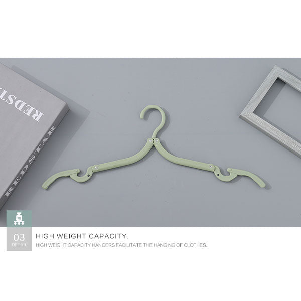 Colorful Travel Folding Clothes Hanger For Hanging Clothes Towels Shawls And Comfortable Use