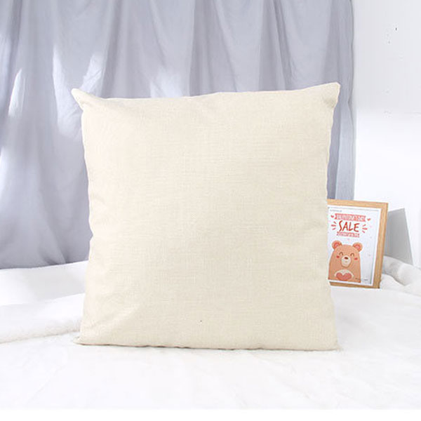Cotton Linen Throw Pillow (Fox)