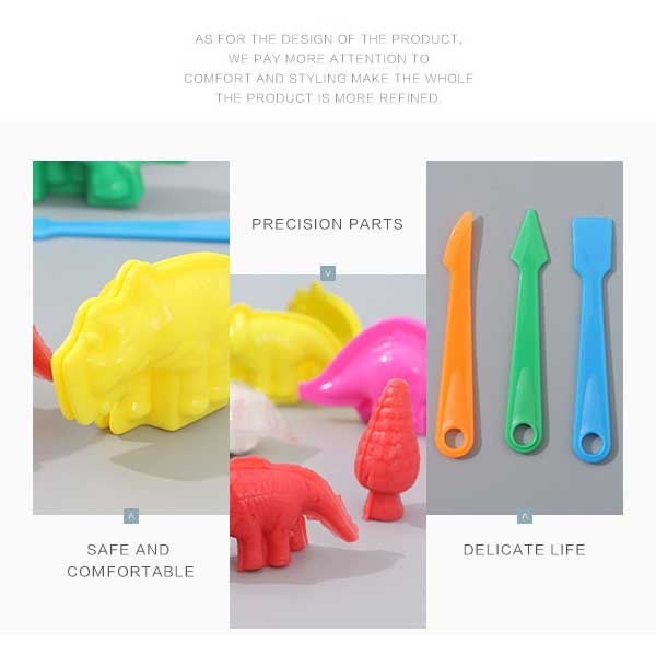 Clay Dough With Dinosaur Molds Set (Model: 11692) With Different Animals Best Packing