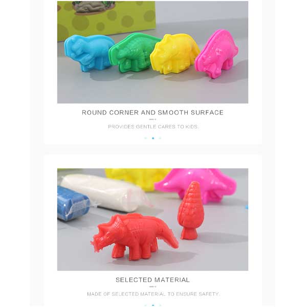 Clay Dough With Dinosaur Molds Set (Model: 11692) With Different Animals Best Packing