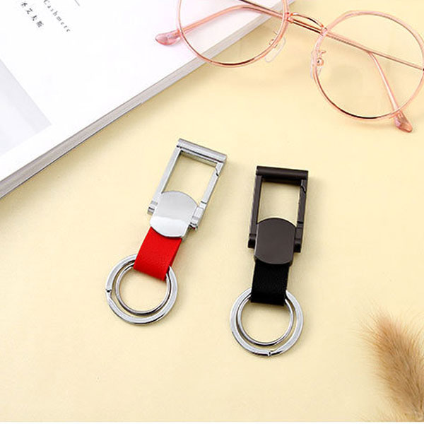 Double Rings Key Chain
