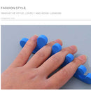 EVA Toe  Separator Fashion Style, Pedicure Tool Soft Foam Finger Divider Sponge Toe Separators  In Blue Color