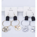 Handmade Shell Bead Dangle Earrings 100% Real Material 