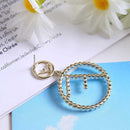 Fashionable Stylish Popular Pearl Circle Earrings For Girls With Quality Products