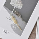 Stylish thin temperament earrings