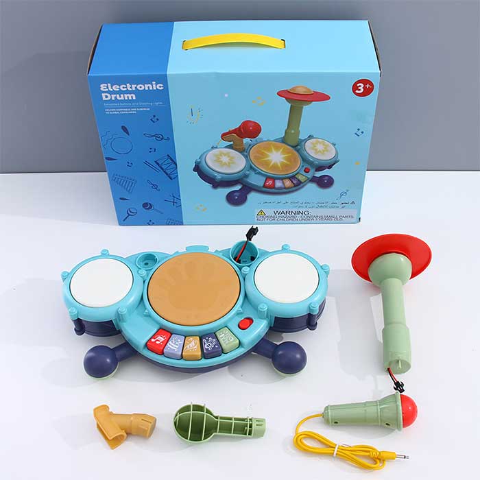 Electronic Drum Set (2827B) Simple Music Toys With High Quality Material