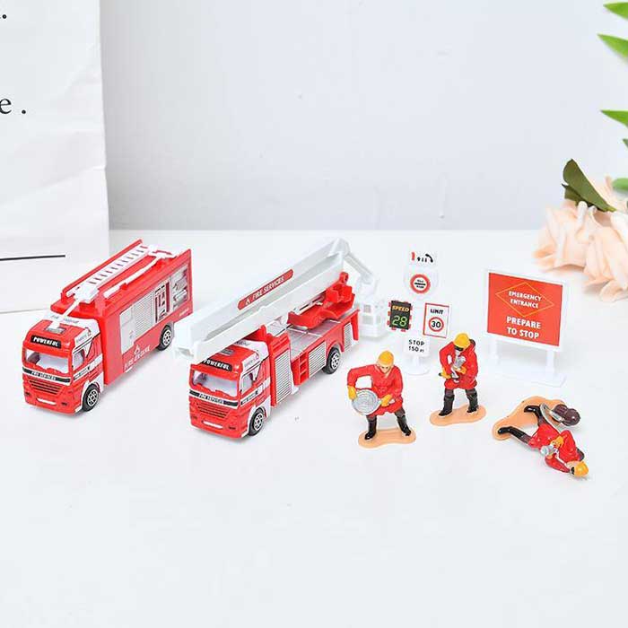 Fire Rescue Toy Play Set Fire Truck Toy and Accessories to Create The Perfect Emergency Scene