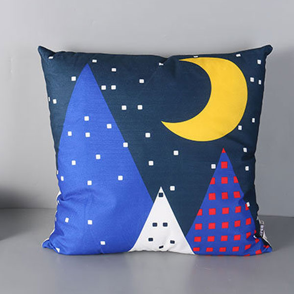 Geometric Triangle Collection Throw Pillow