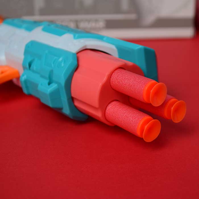 Fierce Up Manual Soft Bullet Shooting Pistol Toy Gun | Guns & Darts (Multicolor)