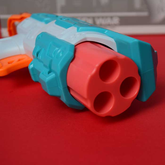 Fierce Up Manual Soft Bullet Shooting Pistol Toy Gun | Guns & Darts (Multicolor)
