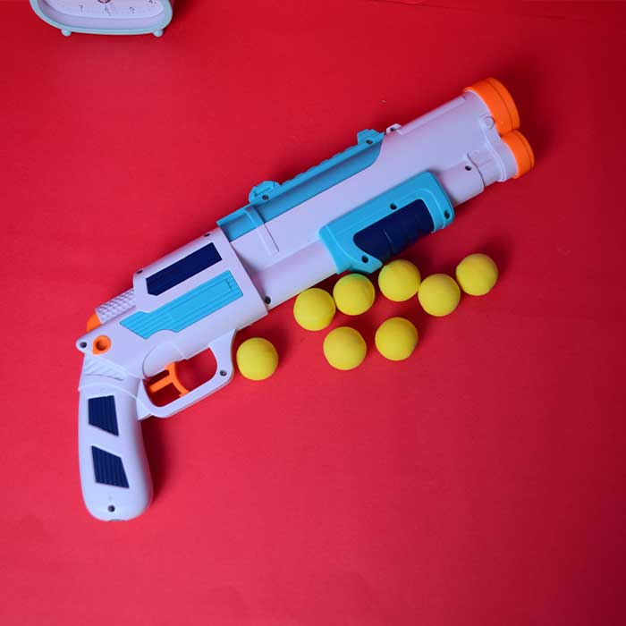 2 in 1 Water Gun Blaster and Foam Ball Popper | Air Toy Guns Shooting Game for Kids