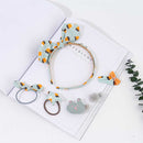 Powder blue rabbit children's head dress