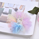 Girl's Diamond Crown Child Clip Hair Pin Princess Flower Hair Clips 