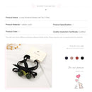 Cute bow, small ball (1 pair)