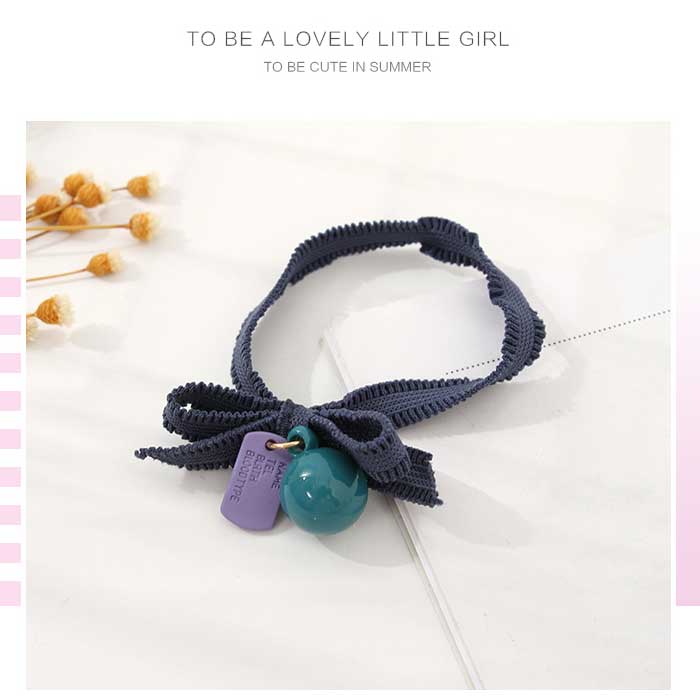 Cute bow, small ball (1 pair)