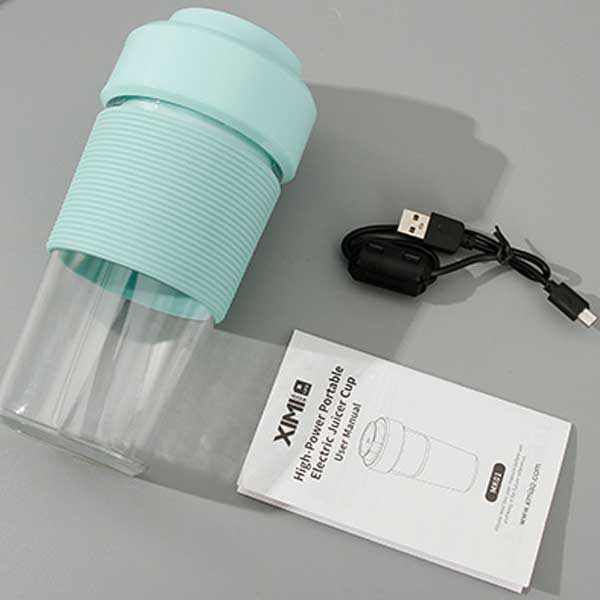 Portable high-power electric juice cup (green)
