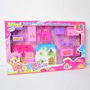 Cute Villa Doll House Furniture Assemble Dollhouse | Mini Sweet House With Accessories