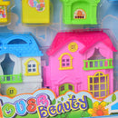 Cute Villa Doll House Furniture Assemble Dollhouse | Mini Sweet House With Accessories