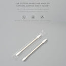 Individual Package Cotton Swab with Paper Stick
